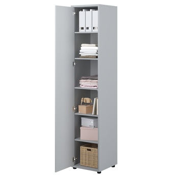 Policová skriňa BED CONCEPT sivá 1