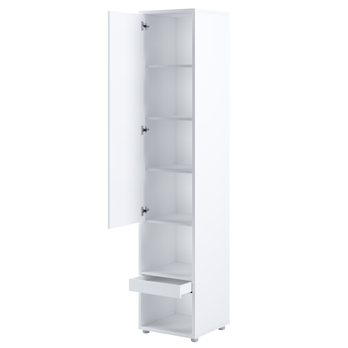 Šatníková skriňa BED CONCEPT biela/vysoký lesk 2