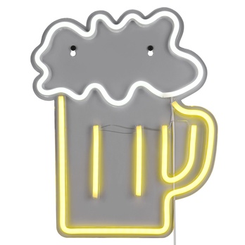 Nástenné LED svietidlo BEER biela/viacfarebná 3