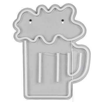 Nástenné LED svietidlo BEER biela/viacfarebná 4