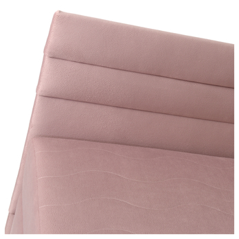 Rohová posteľ s matracom BELA III ružová, 120x200 cm 2