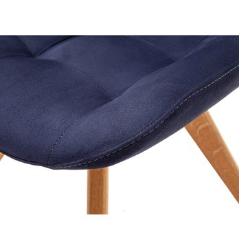 Jedálenská stolička BELFAST dub/tmavomodrá 4