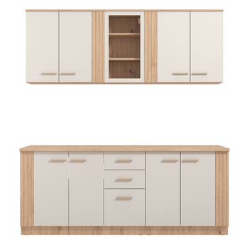 Kuchynský blok BELFORT 200 kašmírová/dub artisan 3