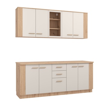 Kuchynský blok BELFORT 200 kašmírová/dub artisan 4