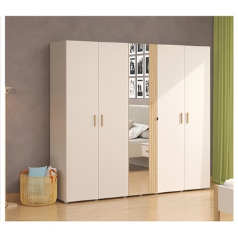 Šatníková skriňa BELFORT II kašmírová/dub artisan 1