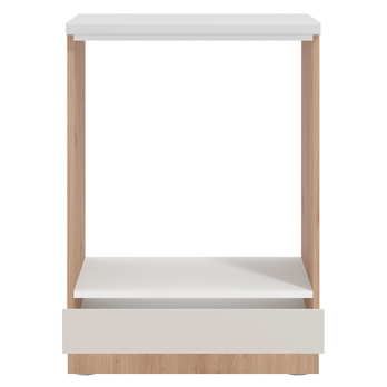 Skrinka na vstavanú rúru BELFORT kašmírová/dub artisan 4