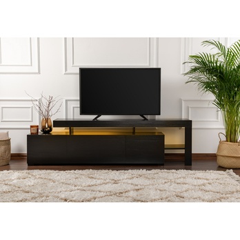 TV komoda BELIZ čiernohnedá 1