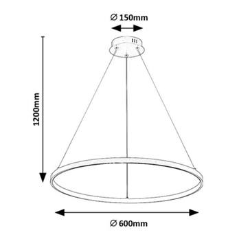 Závesné svietidlo BELIZA čierna 6