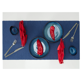 Behúň na stôl BELLA NEW modrá 1