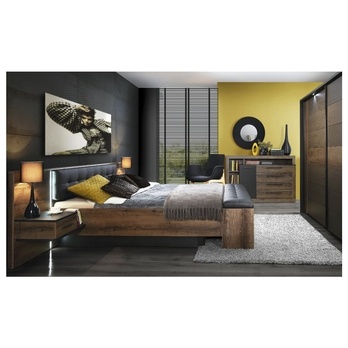 Posteľ s nočnými stolíkmi BELLEVUE 180x200 cm 1