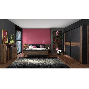 Posteľ s nočnými stolíkmi BELLEVUE 180x200 cm 2