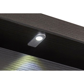 Rámová lišta s LED osvetlením BELLEVUE dub čierny 6