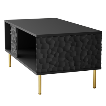 Konferenčný stolík BELLIT čierna/zlatá 3