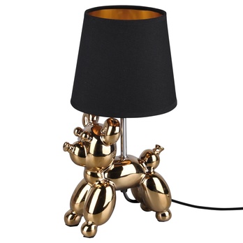 Stolná lampa BELLO čierna/zlatá 1
