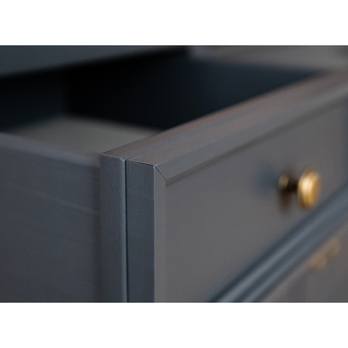 Vitrína BELLU 1.3 dub/grafit 11