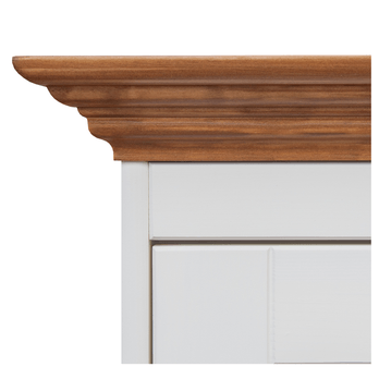 Vitrína BELLU 2D dub/biela 4