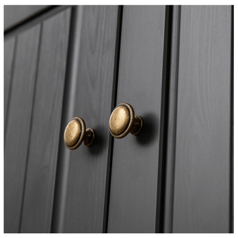 Vitrína  BELLU 2D dub/grafit 4