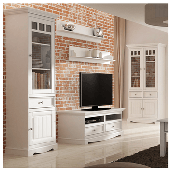 Vitrína BELLU 2D biela 1