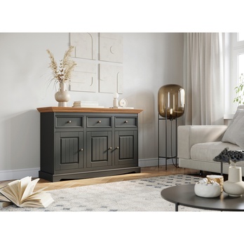 Komoda BELLU 3.3 dub/grafit 1