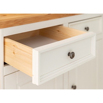 Komoda BELLU 3.3 borovica/biela 5