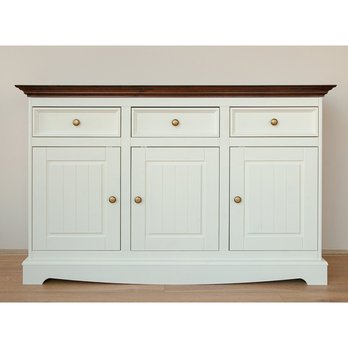 Komoda BELLU 3.3 orech/biela 3