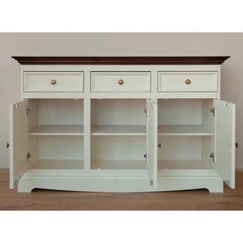 Komoda BELLU 3.3 orech/biela 4