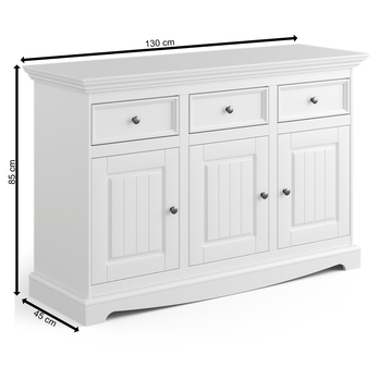 Komoda BELLU 3.3 biela 8