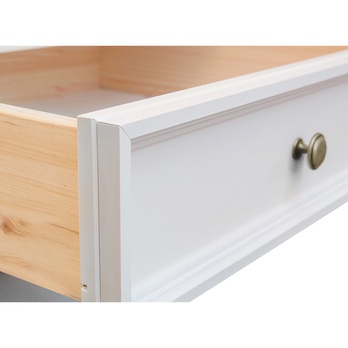 Komoda BELLU 3D orech/biela 3