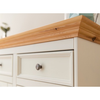 Komoda BELLU 4.3 borovica/biela 4