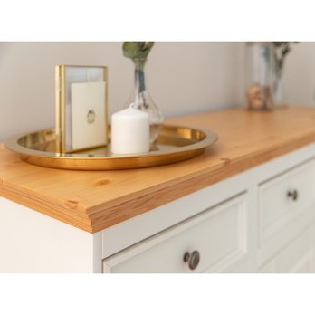 Komoda BELLU 4.3 borovica/biela 6