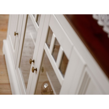 Komoda BELLU 4D orech/biela 2