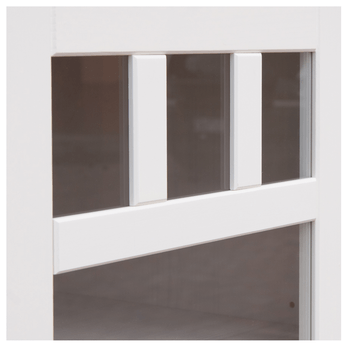 Šatníková skriňa so zrkadlami BELLU 4D biela 4