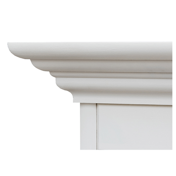 Šatníková skriňa so zrkadlami BELLU 4D biela 5