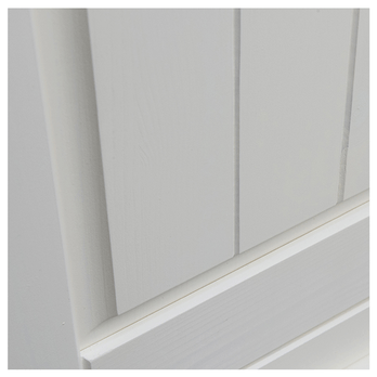 Šatníková skriňa BELLU 4D biela 5