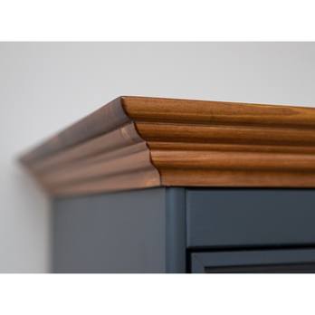 Komoda BELLU 5S dub/grafit 10