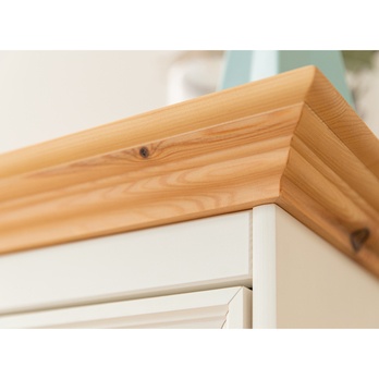 Komoda BELLU 5S borovica/biela 3