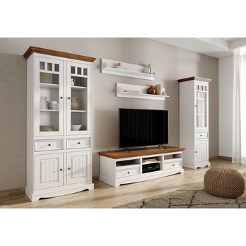 TV komoda BELLU II dub/biela 2