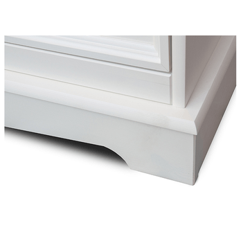 Nočný stolík BELLU dub/biela 2