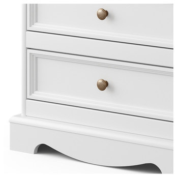 Nočný stolík BELLU orech/biela 2