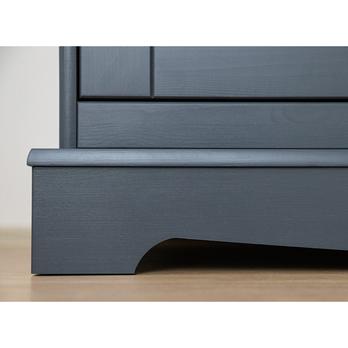 Vitrína BELLU dub/grafit 4