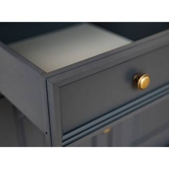 Vitrína BELLU dub/grafit 6