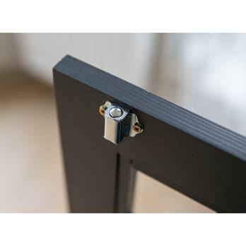 Vitrína BELLU borovica/grafit 3