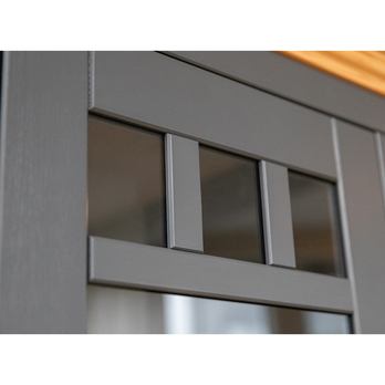 Vitrína BELLU borovica/grafit 6