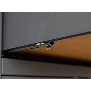 Vitrína BELLU borovica/grafit 10