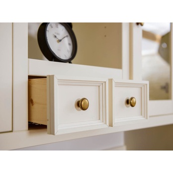 Vitrína/nadstavec BELLU orech/biela 3