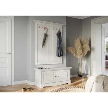 Skrinka na topánky BELLU biela 6