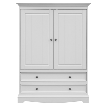 Šatníková skriňa BELLU biela 3