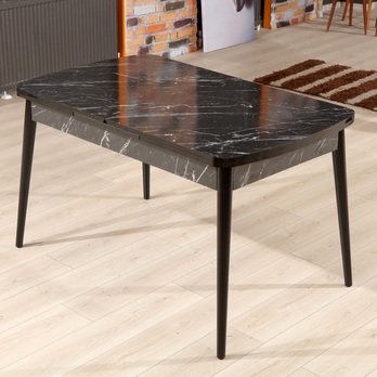 Jedálenský stôl BENDIR čierna 1