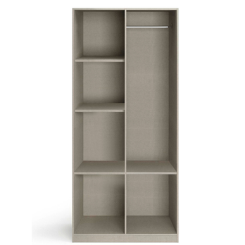 Šatníková skriňa BENETT dub sonoma, 2 dvere, 4 zásuvky 2