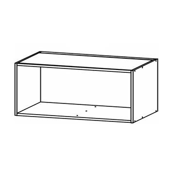 Strieborný nadstavec BENETT dub sonoma, šírka 91 cm 2